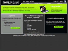 Tablet Screenshot of daktronix.com